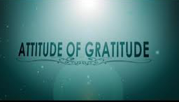 Gratitude